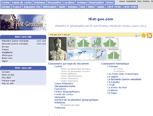 Tablet Screenshot of hist-geo.com