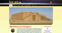Desktop Screenshot of hist-geo.fr