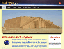 Tablet Screenshot of hist-geo.fr
